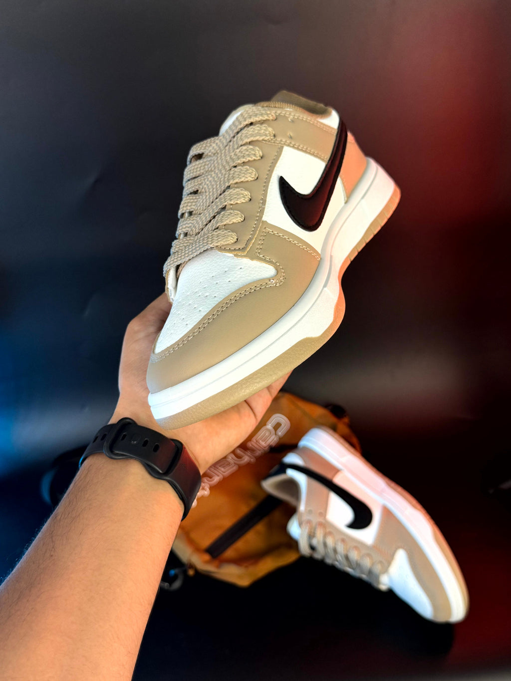 Nike dunk low brown new version