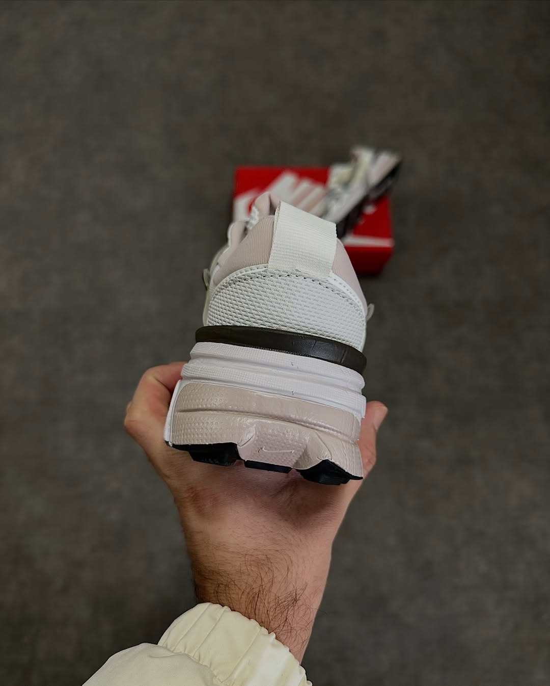 Nike V2K Run White Silver