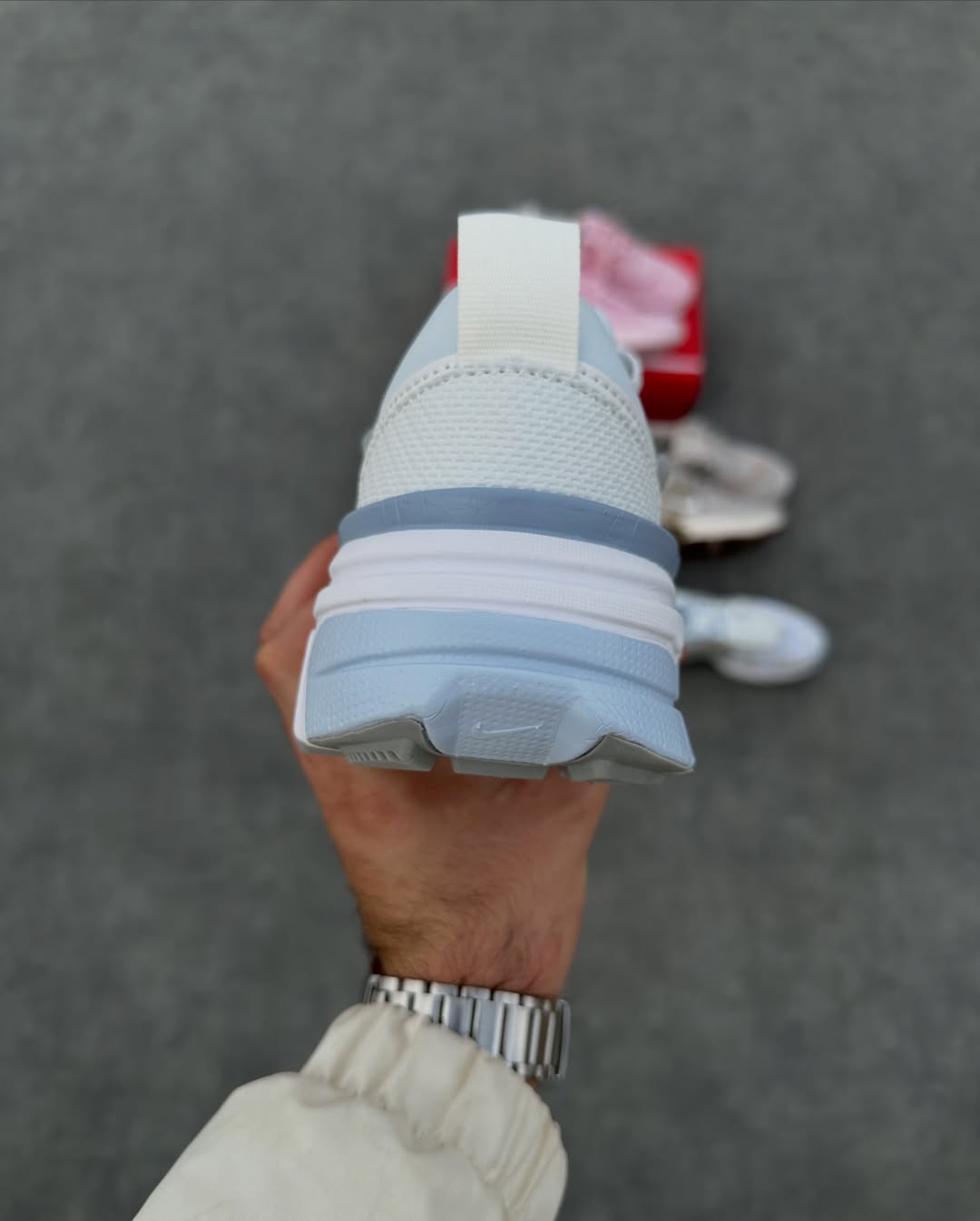 Nike V2K Run in Sky Blue