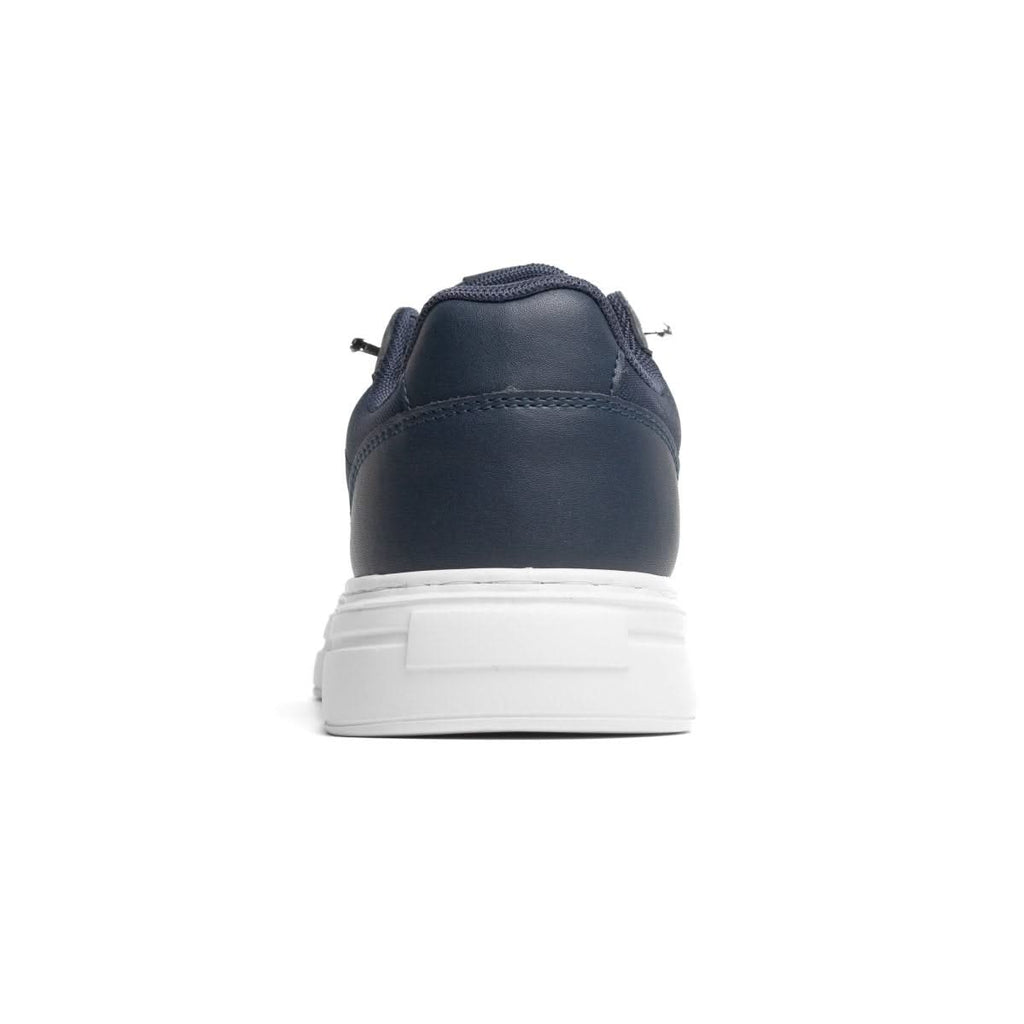 Delta Bleu — Baskets Hybrides Cuir & Denim Technique