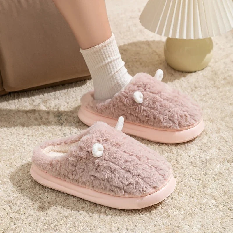 CozyMuse™ Winter Dream Slippers – Fluffy Warmth & Elegant Comfort for Women