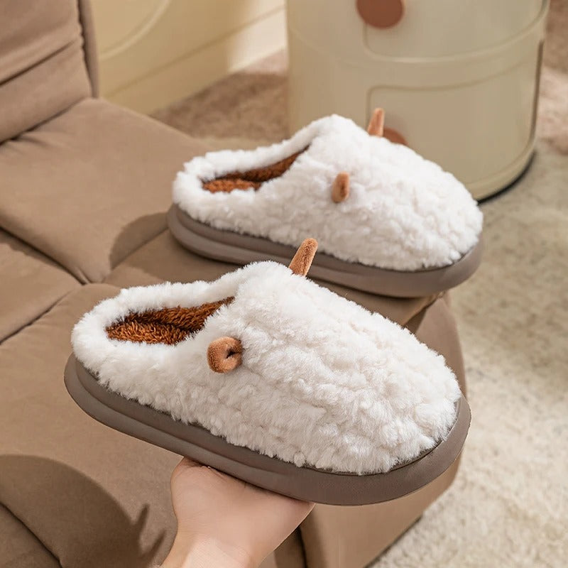 CozyMuse™ Winter Dream Slippers – Fluffy Warmth & Elegant Comfort for Women